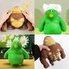 Creative King Toy Stress Relief Cartoon Soft Rubber Sand Sculpture Funny Decompression Doll
