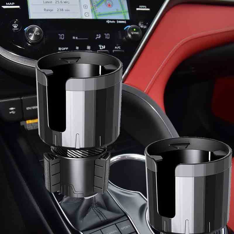 Car Cup Holder Extender, Adjustable Expandable Insert Extender, Car Adapter for Accommodating Water Cup Holders
