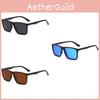 Óculos de Sol Elegantes de Armação Completa com Lentes Cinzas para Dirigir e Atividades ao Ar Livre