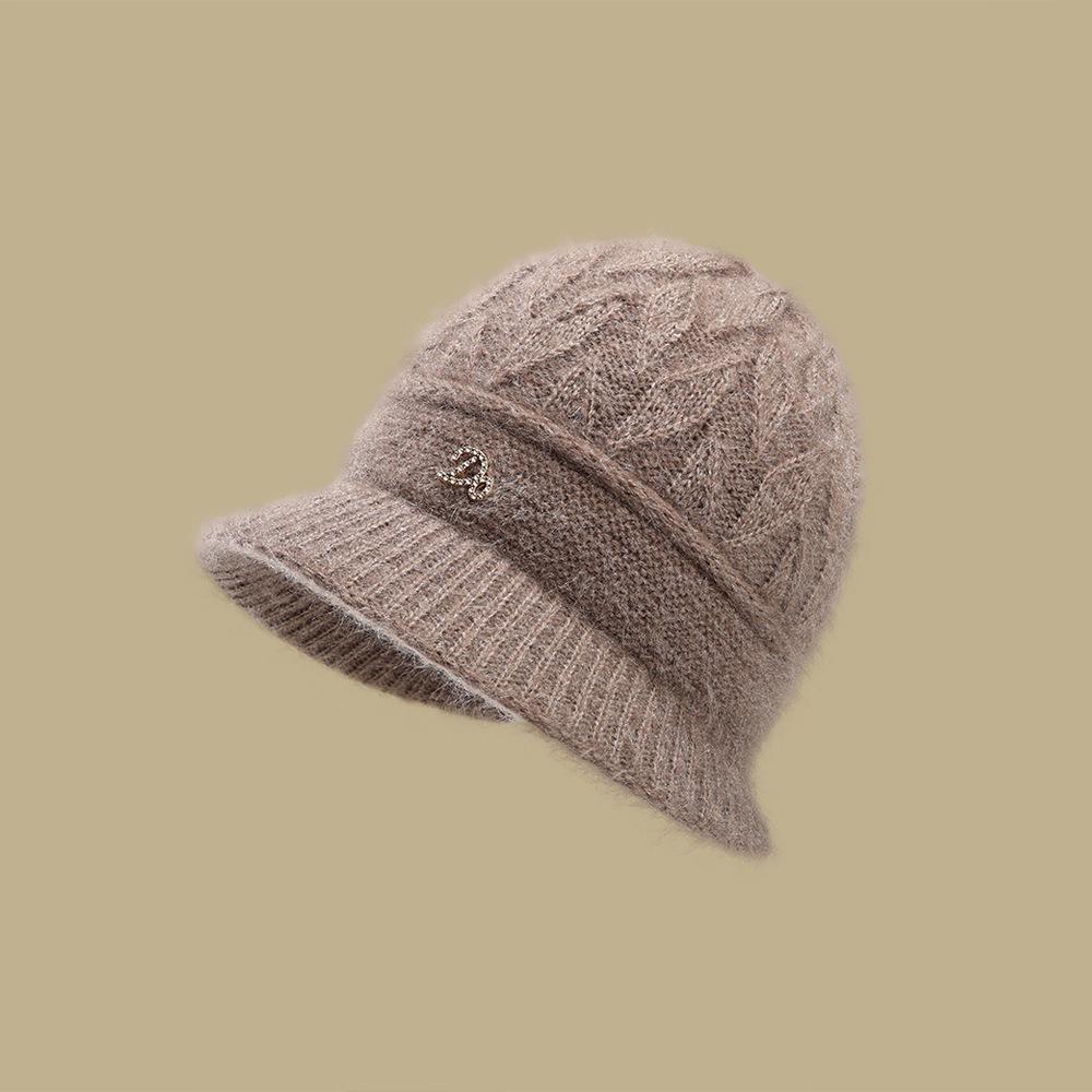 

Knitted Bonnet Caps Elegant Pullover Hat New Warm Hat Outdoor Sports 4