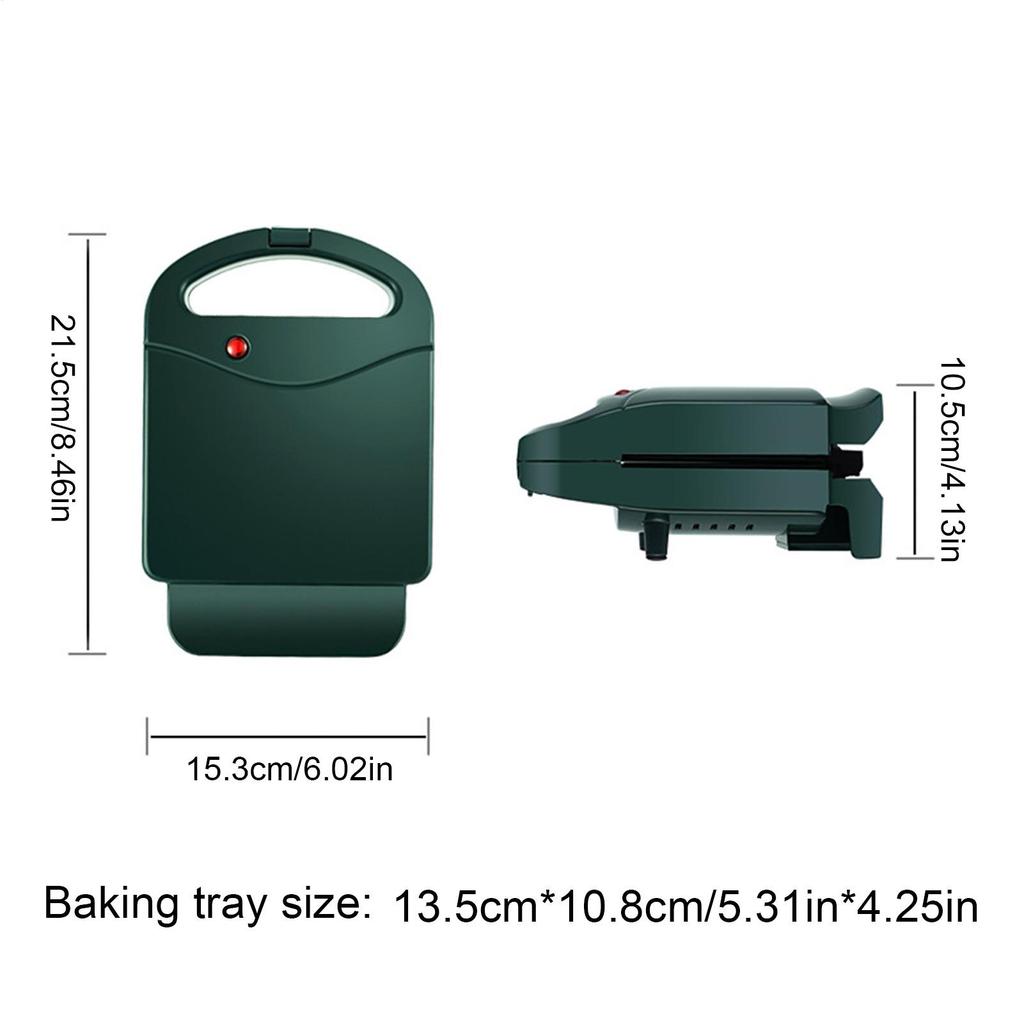non-stick Sandwich Maker Fast Heating Toaster Home Breakfast Making Machine Kitchen Electric Baking Pan Roast Meat Omelette