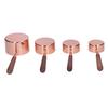 4 Stück Roségold Messbecher mit Skala Edelstahl Messlöffel für die Heimküche