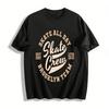 Brooklyn Skate Crew Print Casual Street Style Long Sleeve Tee Pure Cotton T-shirt