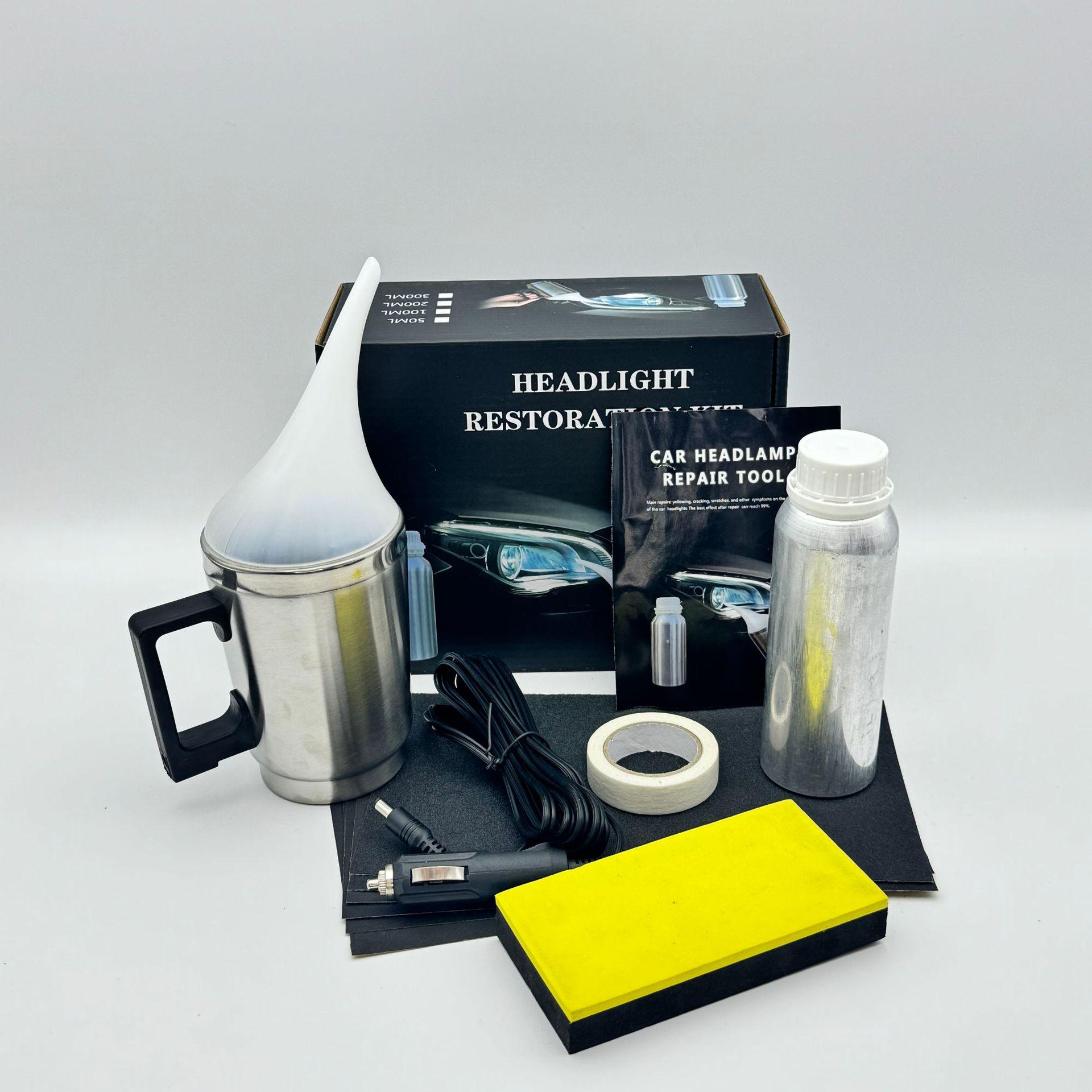 

Набор для восстановления фар автомобиля с чашей для распыления жидкости 50ml Small Kit