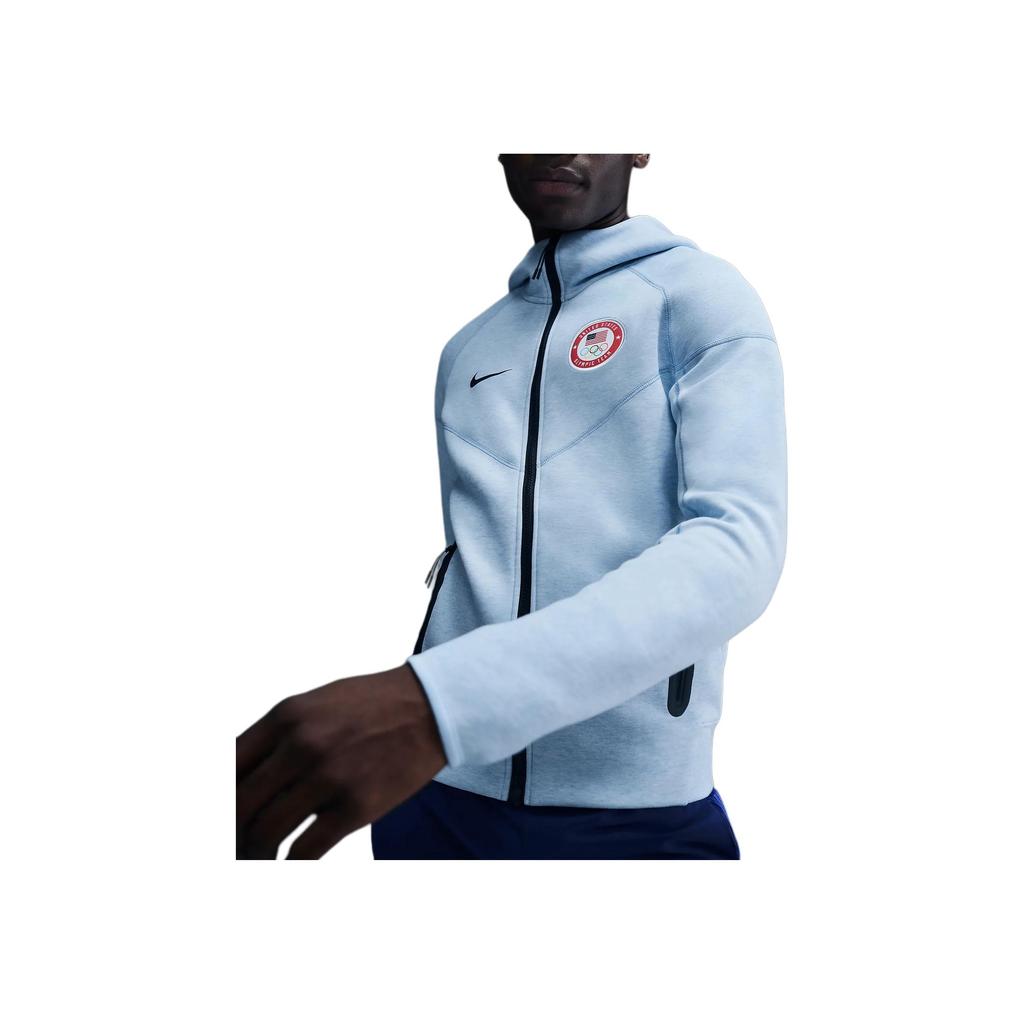 New Nike Team Usa Olympics 2024 Tech Fleece Full Zip Hoodie FN1208-441
