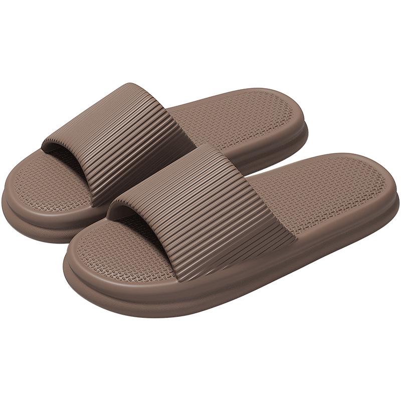 Men's Plus Size Summer Non-Slip One-Strap Indoor Slippers with Thick Sole