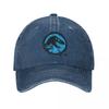 Jurassic Park Shattered Baseball Caps Vintage Funny Sports Hats Activities Adjustable Fit Cap Original Hat for Men Women
