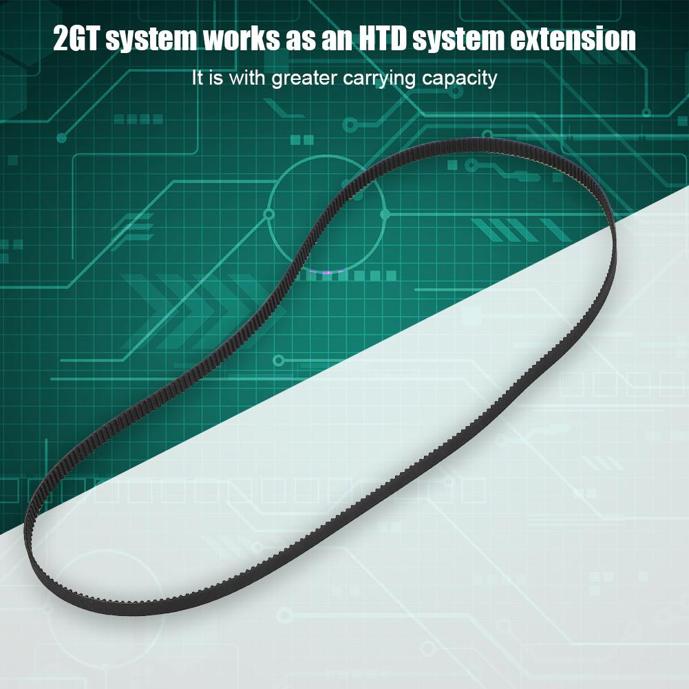 5PCs 3D Printer Parts GT2 6 610MM Rubber Closed Timing Belt Ring Closed Synchronous Drive Belt