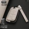 Leather Car Key Cover Case Protection Shell Keychainfor Vw Volkswagen Gti Golf 7 Mk2 Mk7 Polo Tiguan T-Cross T-Roc Touran