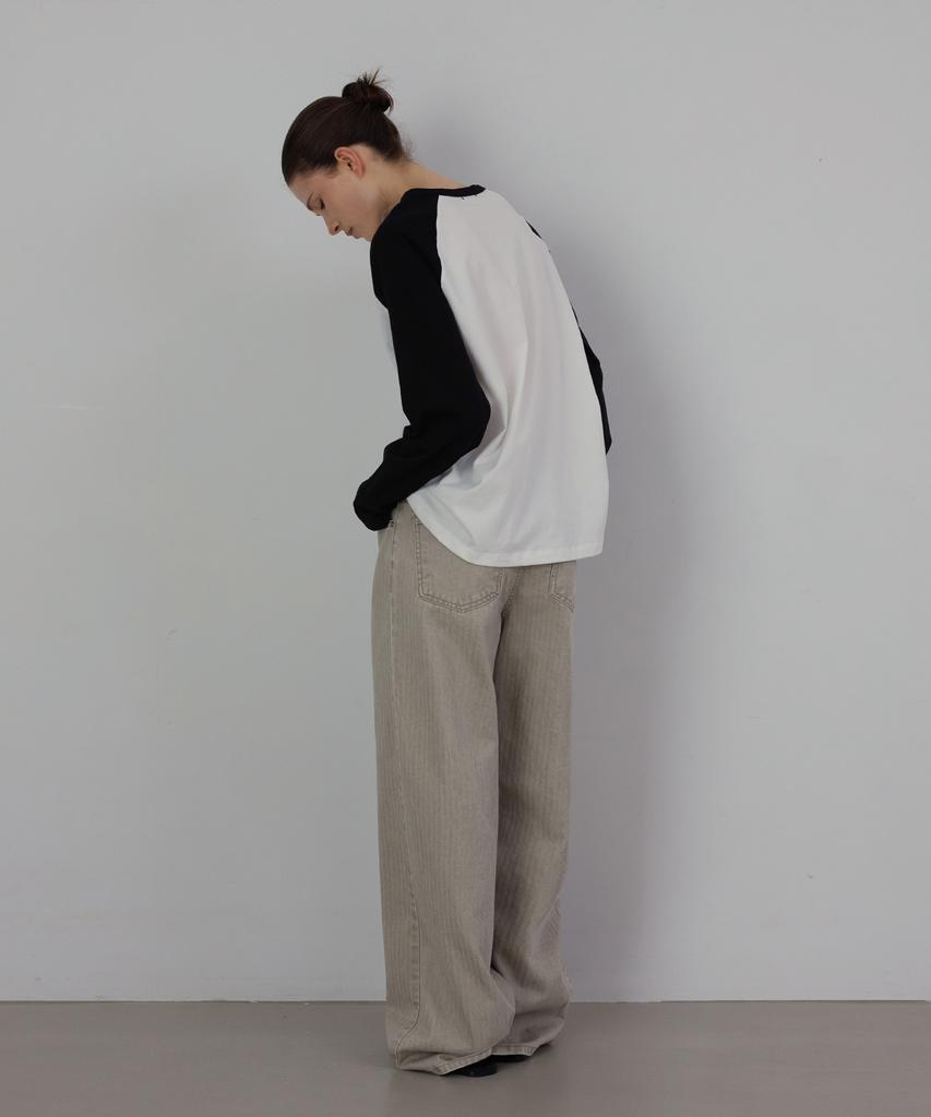 Q'SRB Contrast Raglan Sleeve T-Shirt