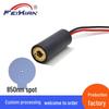 10x25mm 850nm 5mW Internal Focus Red Infrared Laser Module with Spot Pattern