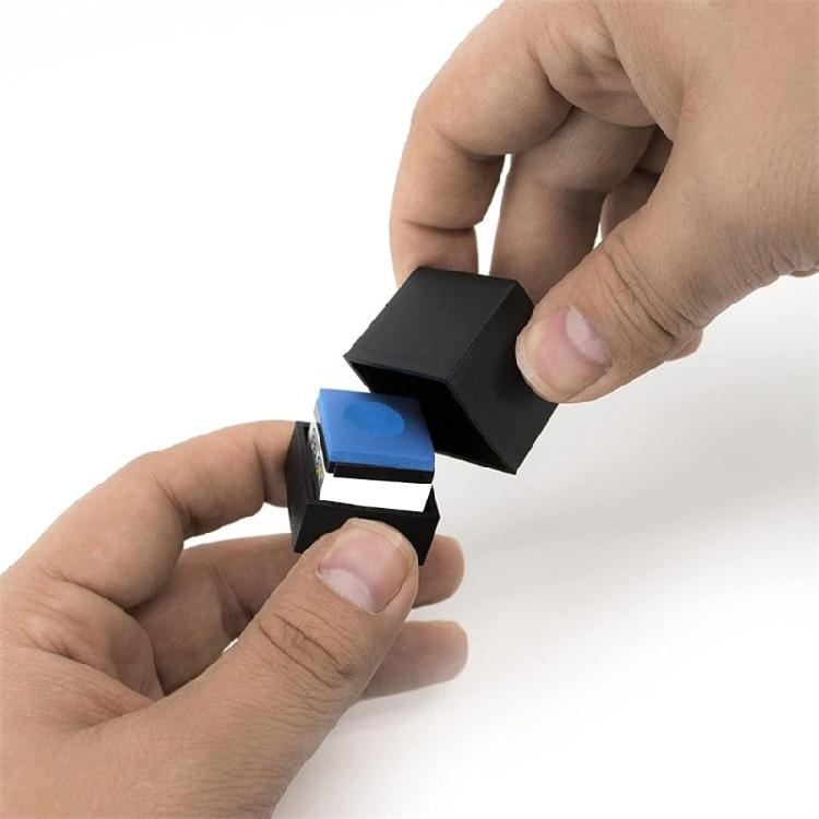 Professional Billiard Accessory Chalks Holder Anti Drop Construction Multiple Scene Use for Round Squares Block