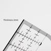 Multifunctional Non-Slip Acrylic Quilting Ruler with Rounded Edge for DIY Sewing and Patchwork