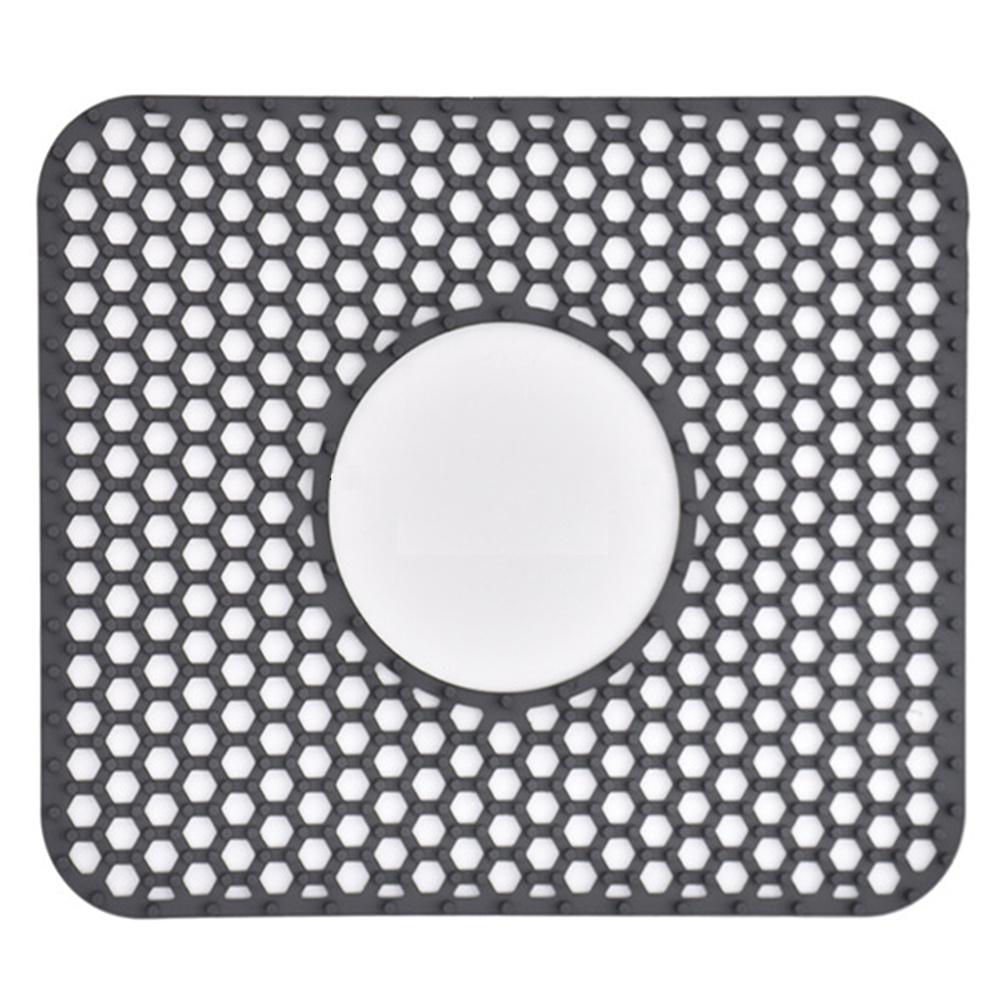Large Size Silicone Kitchen Hollow Sink Mat Non-Slip Heat Insulation Desk Pad Drain Mat