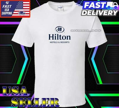 Neues Hemd Hilton Hotel Logo T-Shirt Lustig Amerikanisch USA Unisex Größe S-5XL