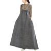 Women's Retro Loose-Fit Denim Long Skirt - Four Seasons Versatile, Slimming, and Wide Hem Design