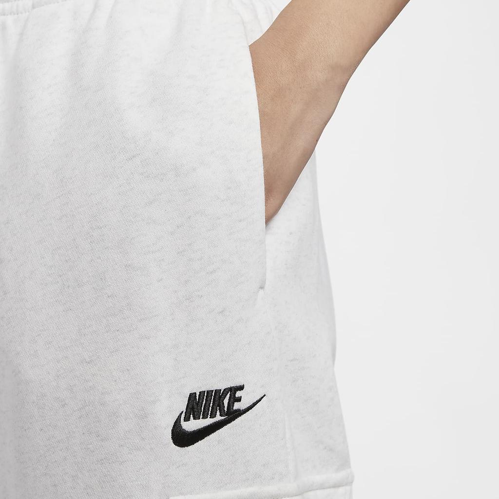 Nike Sportswear Club Fleece Mid-Rise Oversized Casual Workwear Thin Fleece Drawstring Comfortable Knit Joggers Women Joggers Birch White DQ5197-051