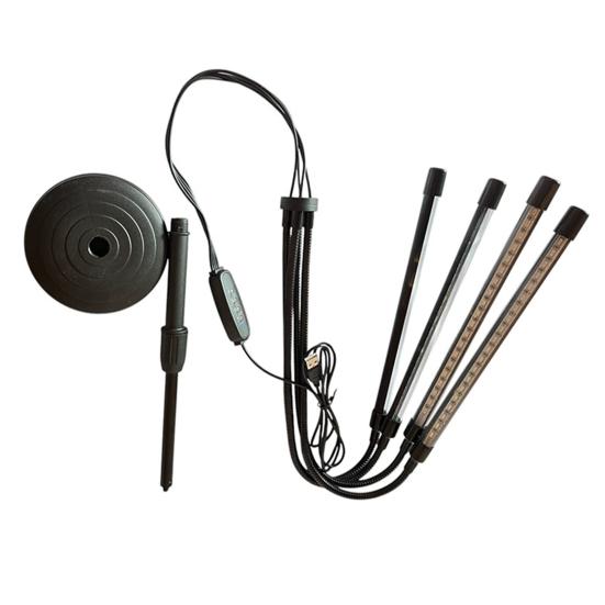 Indoor Plant Grow Light with 360-degree Gooseneck Adjustable Height Timer Function