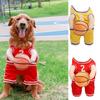 Basketballspieler Haustierkostüm Hund hält Basketball Kleidung mit Ball Atmungsaktiv Halloween Cosplay Sportkleidung Mittelgroßer Hund