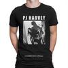 PJ Singer Album Man's TShirt PJ Harvey Crewneck Short Sleeve Fabric T Shirt Humor High Quality Birthday Gifts