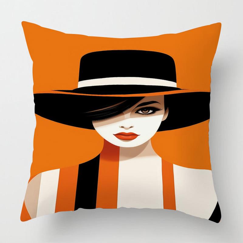 Nordycki Styl Abstrakcyjna Sztuka Figura Poszewka na Poduszkę 40x 40cm Salon Sofa Dekoracyjna Poszewka na Poduszkę Pokój Dekoracyjna Estetyka