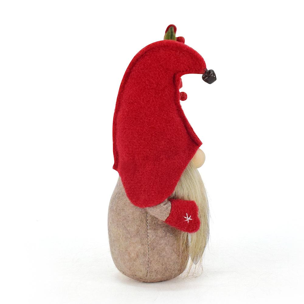 Winter Christmas Decorations Adorable Gnome Goblin Santa Claus Doll Xmas Tree Hanging Pendant For Family Merry Party Ornament