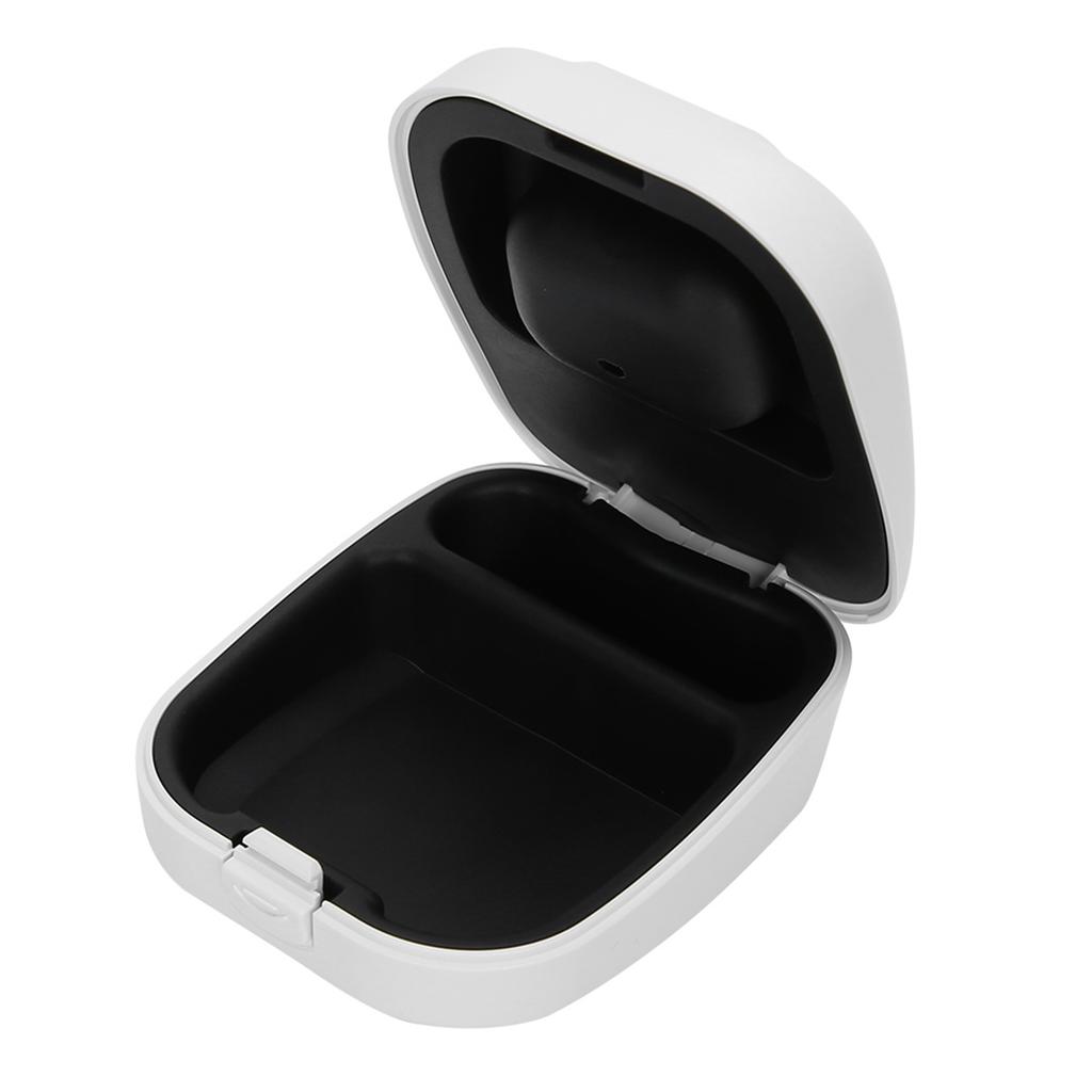 Hearing Aid Case Waterproof Portable Drop Resistance Hearing Aid Storage Box PortableWhite