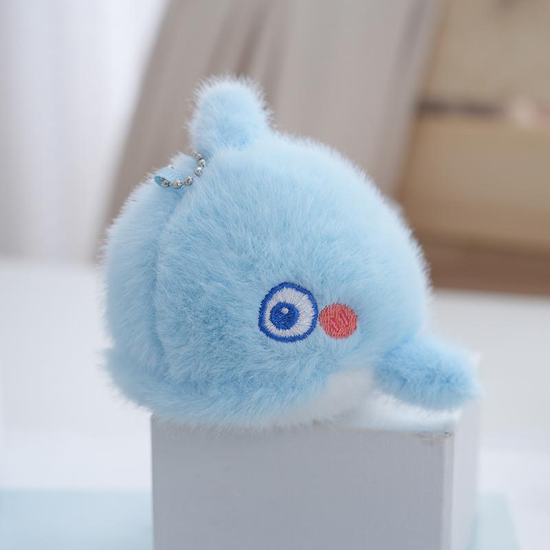 Entzückender Niedlicher Plüsch Ozeantier Quallen Schlüsselanhänger Weiches Spielzeug für Taschen