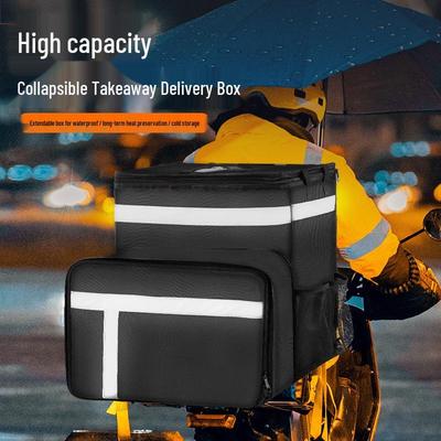 Expandable Insulated Pizza Delivery Bag with Large Capacity