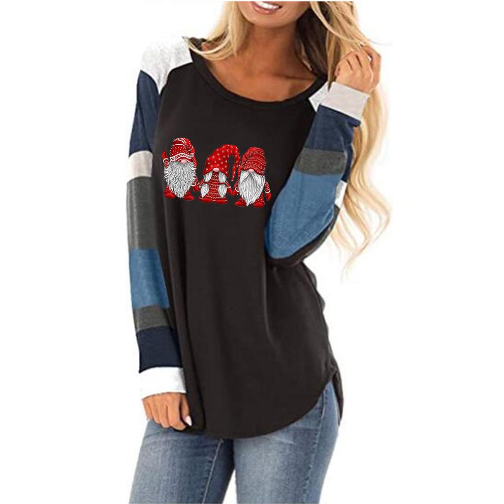 Goedkope Women Christmas Long Sleeve T 