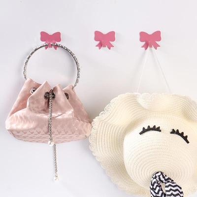 Seamless Bowknot Adhesive Wall Hook for Kitchen, Bathroom, or Cloakroom