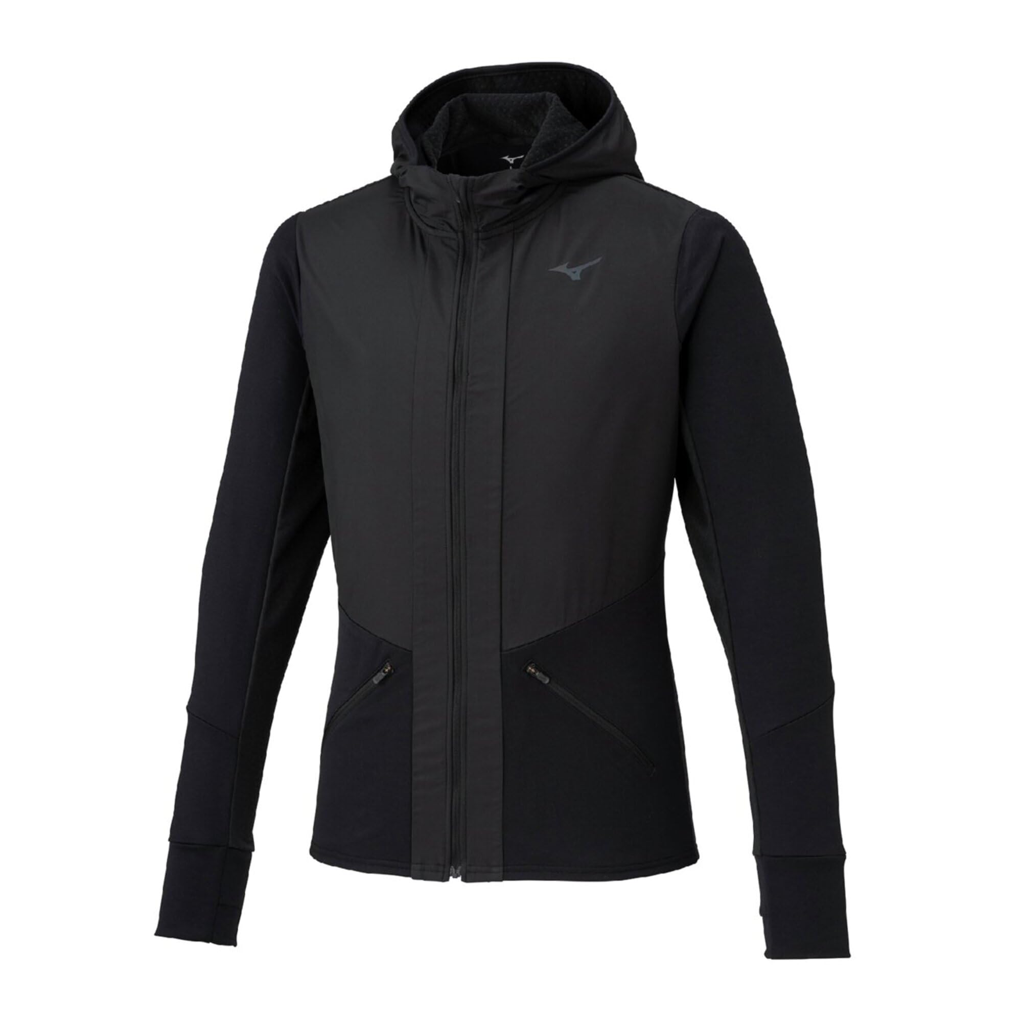 

Мужская куртка с гибридной термоизоляцией Mizuno Warmerlite, черная, J2MCC501, чёрный