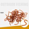 1 Box Vivid Bionic Nereis Lures Freshwater Earthworm Soft Bait for Fishing