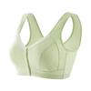 Women's Front Buckle Cotton Vest Bra - Wire-free, Plus Size for Middle-aged & Elderly Moms