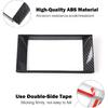 RT-TCZ Carbon Fiber Dashboard GPS 8-inch Navigation Panel Frame Bezel Trim Cover Interior Accessories for Ford Mustang 2015 2016 2017 2018 2019 2020