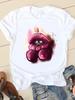 Clothing Summer Short Sleeve Watercolor Lip Sexy New Ladies Casual Unisex Fashion Graphic Tee Tshirts Female T Shirt Clothes