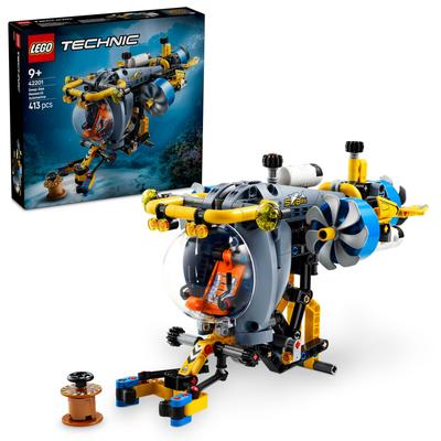 LEGO Technic Tiefsee-Forschungs-U-Boot Spielzeug Block91011Fahrzeug Schiff Boot 42201