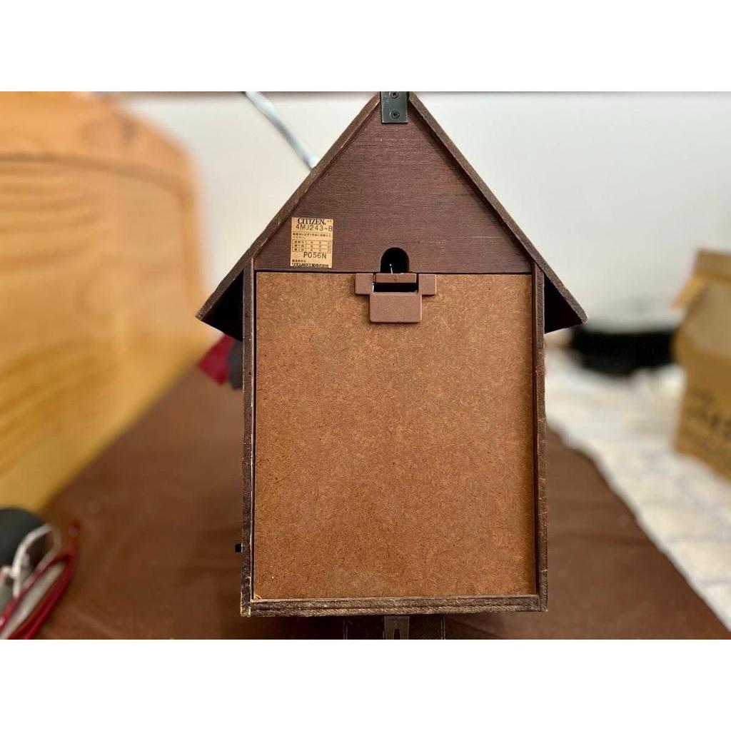 Used CITIZEN Cuckoo Clock, Quartz, Bellows Type, Working Condition