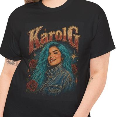 Karol G T-Shirt, Concert Tee, Latin Music Streetwear Shirt
