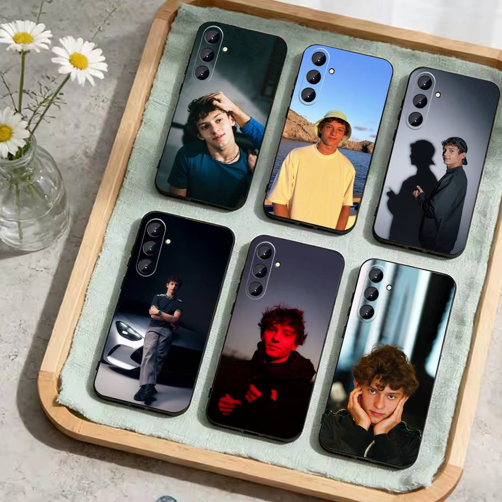 G-Kimi Cool A-Antonelli Phone Case For Samsung Galaxy A73,21,22,32,71,53,52,51,80,5G Soft Black Cover