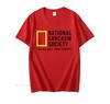 National Sarcasm Society Morsom Sarkastisk Menn Kvinner T-skjorte Bokstavtrykk Topper T-skjorte Bomull Herre Oversized Casual Topp T-skjorte