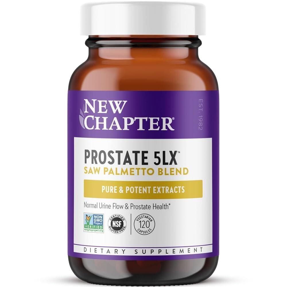 New Chapter Prostate 5LX Saw Palmetto Blend 120 Tablets 1 pcs