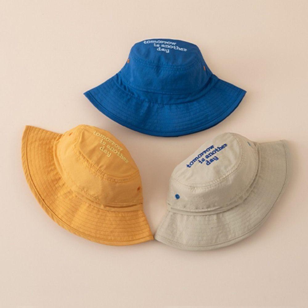 Cute Sun Cap UV Protection Beach Cap Outdoor Kids Bucket Hat Infant Girls Boys