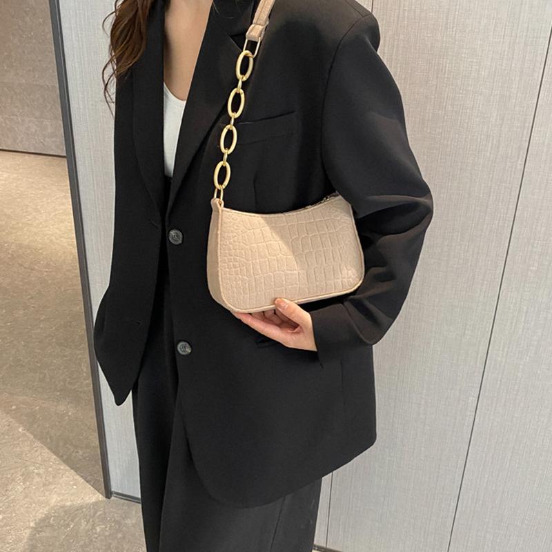 Lady Filz Achselhöhle Design Luxus Tote veröffentlicht Mode Damen Handtasche unter Crescent kleine quadratische Tasche