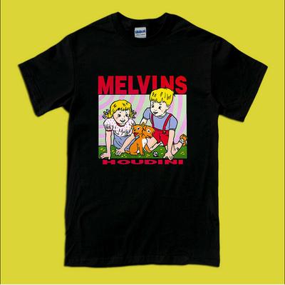 THE MELVINS Houdini Metal Rock Band T-Shirt Black & White Size S-5XL Unisex T-Shirt