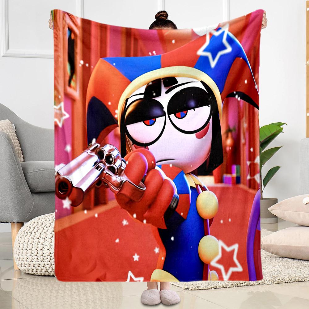 Digital Circus4 Blankets are suitable for living rooms,making them an ideal choice for outdoor travel and gifts.