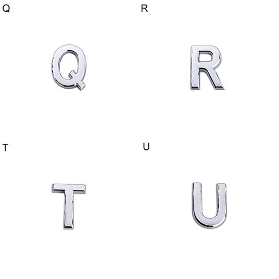 5cm Plated Door Plaque Address English Letter Alphabet Plate Sign for Home Address