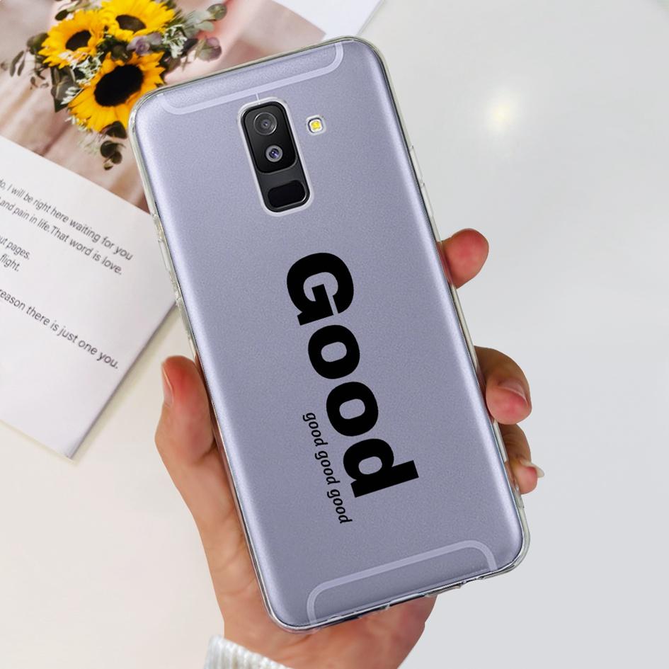 For Samsung A6 Plus 2018 Case SM-A605F New Fashion Butterfly Marble Soft Silicone Funda For Samsung Galaxy A6 A6+ SM-A600F Cover