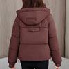 Fashion Winter Short Coat Female Warm Parkas Hooded Casual Thick Women Jackets