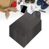 EcoFriendly Portable Kraft Paper Bag Shop Clothes Packaging Gift Bag (M 21 X 11 X 27.5cm)(Black )